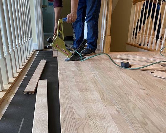 Solid Wood Floor Installation