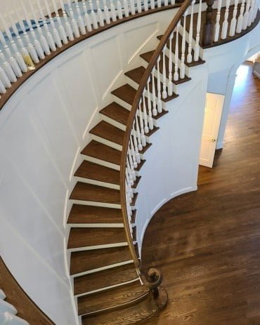 Refinished Stairway